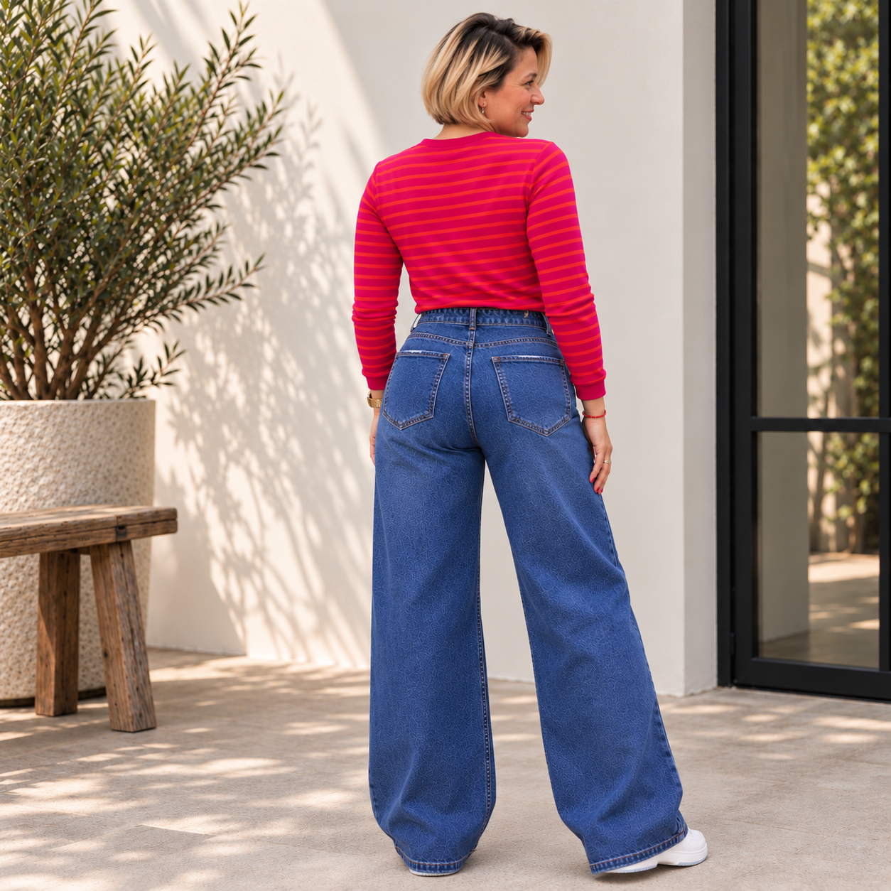 Jean Wide Leg Siena con Cinto - foto 2