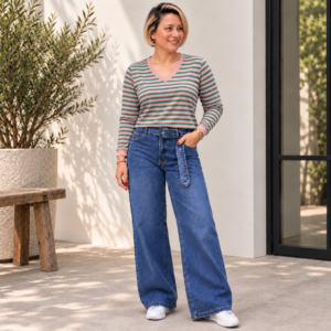 Jean Wide Leg Siena con Cinto - foto 3